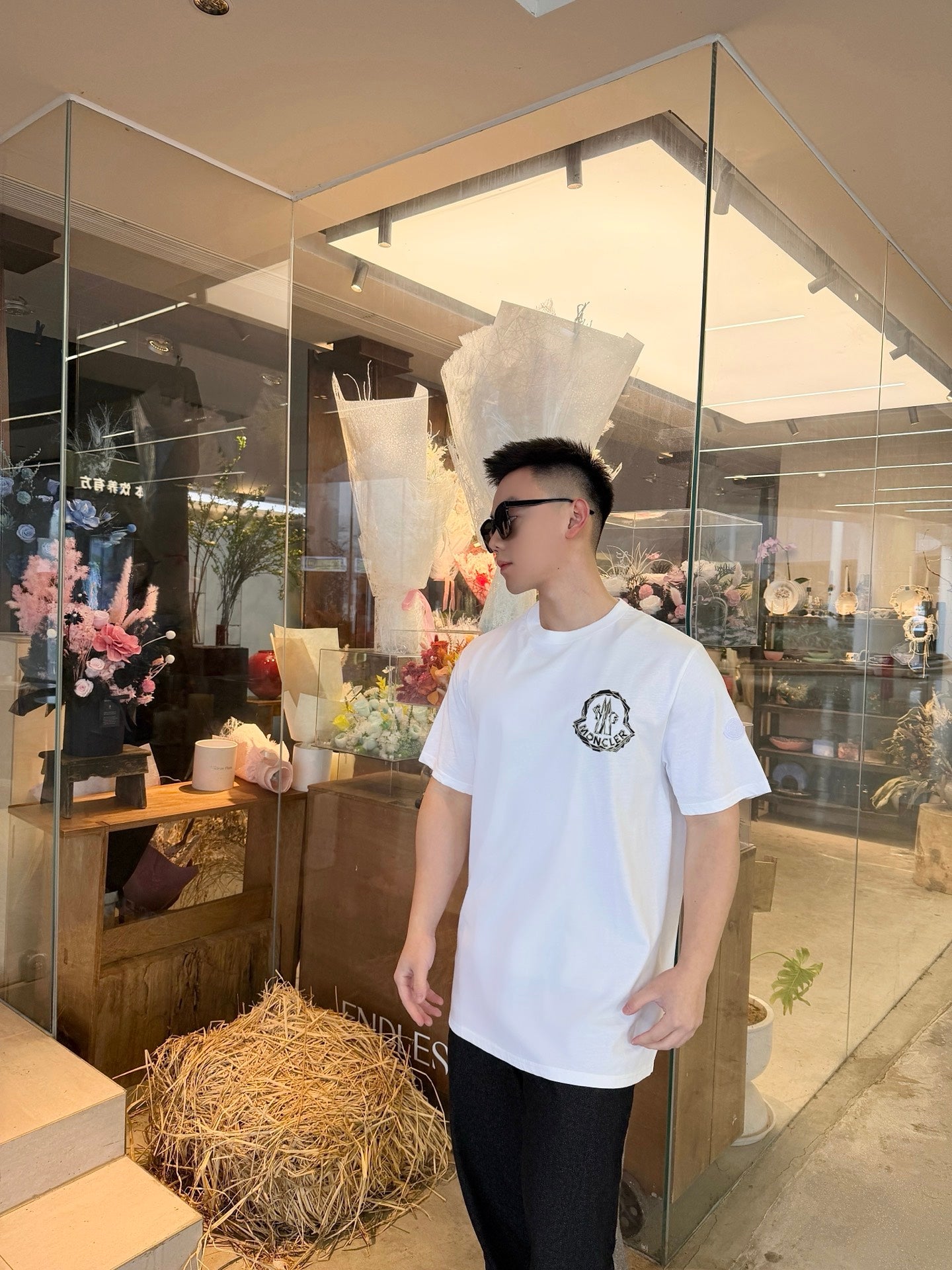 MONCLER MC Printed Short-Sleeve T-Shirt