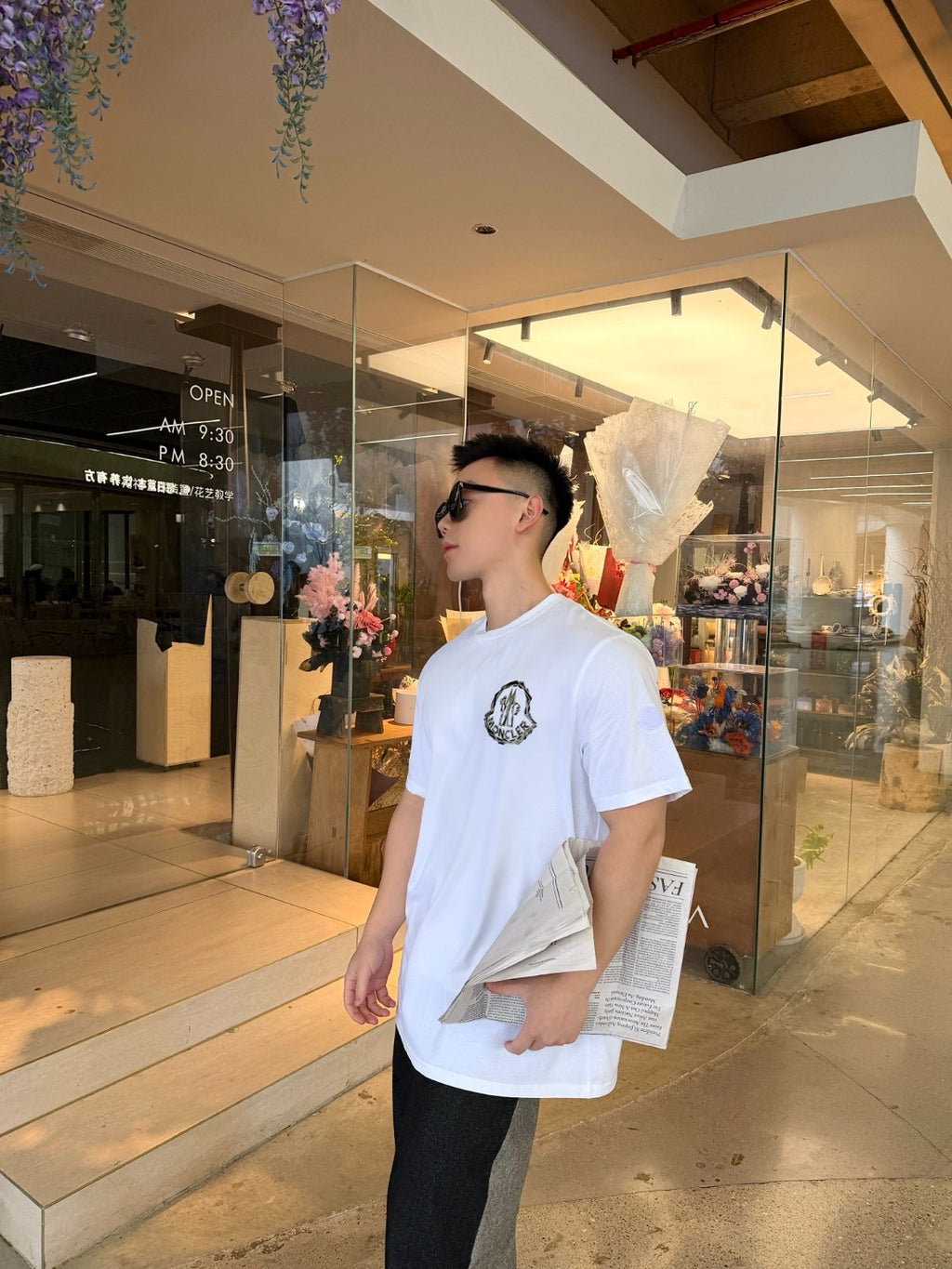 MONCLER MC Printed Short-Sleeve T-Shirt