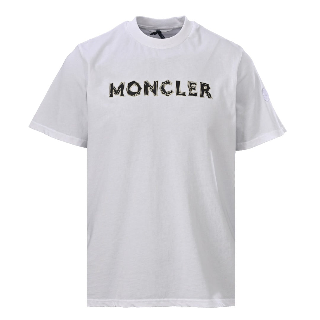 MONCLER MC Line Print Short Sleeve T-Shirt