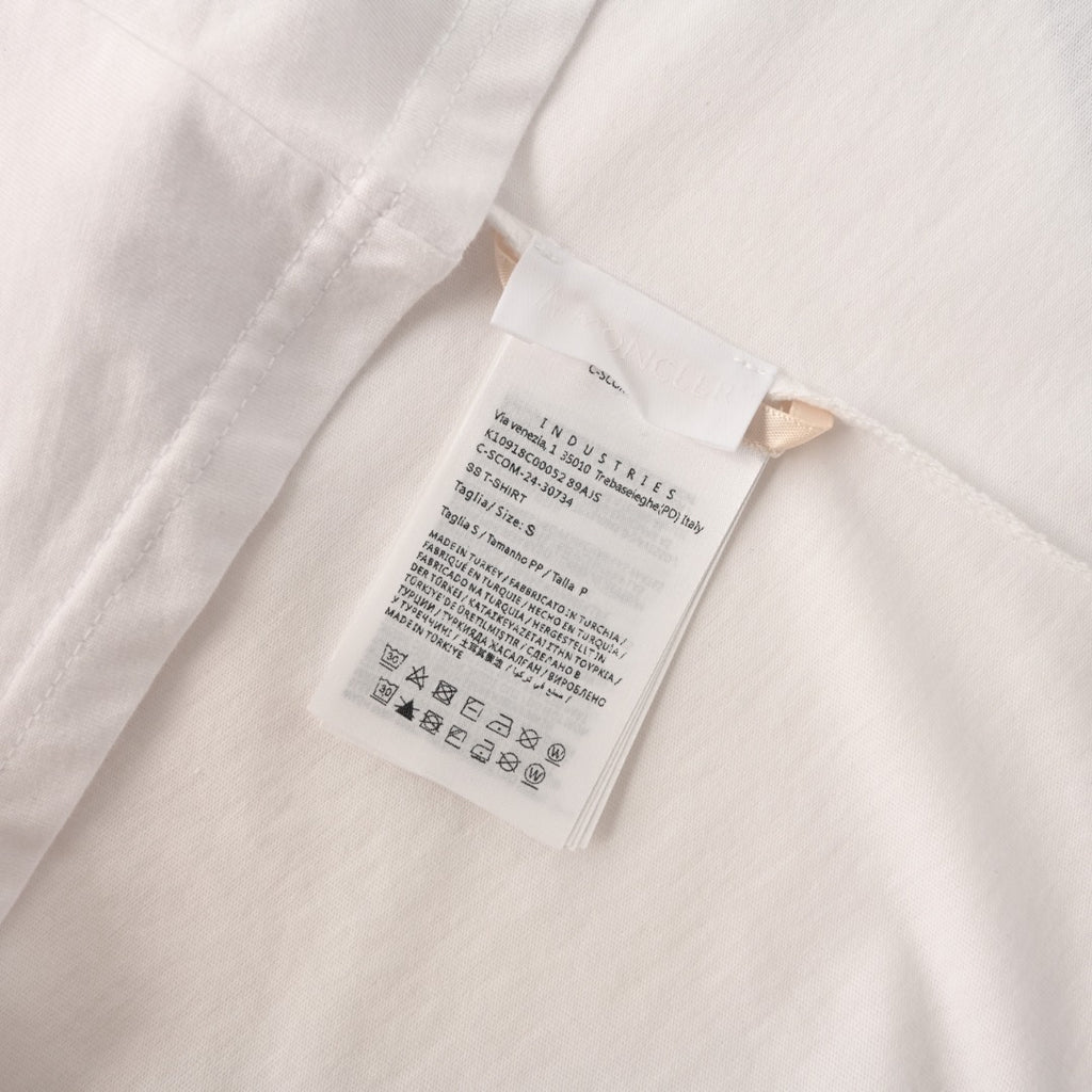 MONCLER MC Line Print Short Sleeve T-Shirt