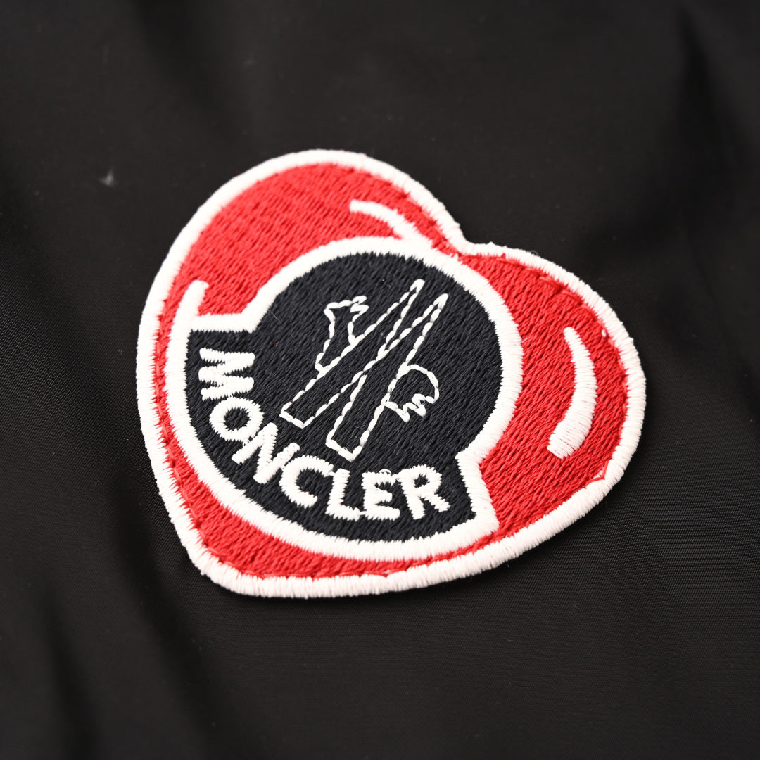 Moncler MC Valentine's Limited Heart Pattern Hooded Jacket