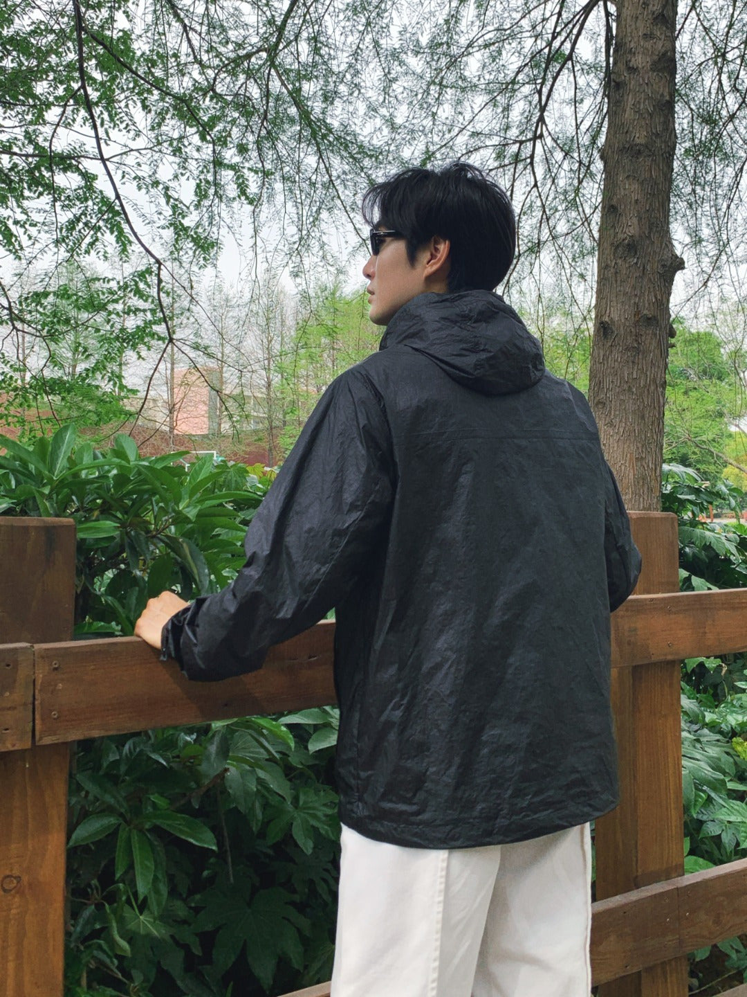 Moncler MC Hooded Lightweight Sun Protection Jacket With Pocket